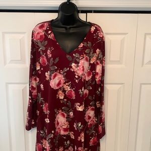 Floral swing dress